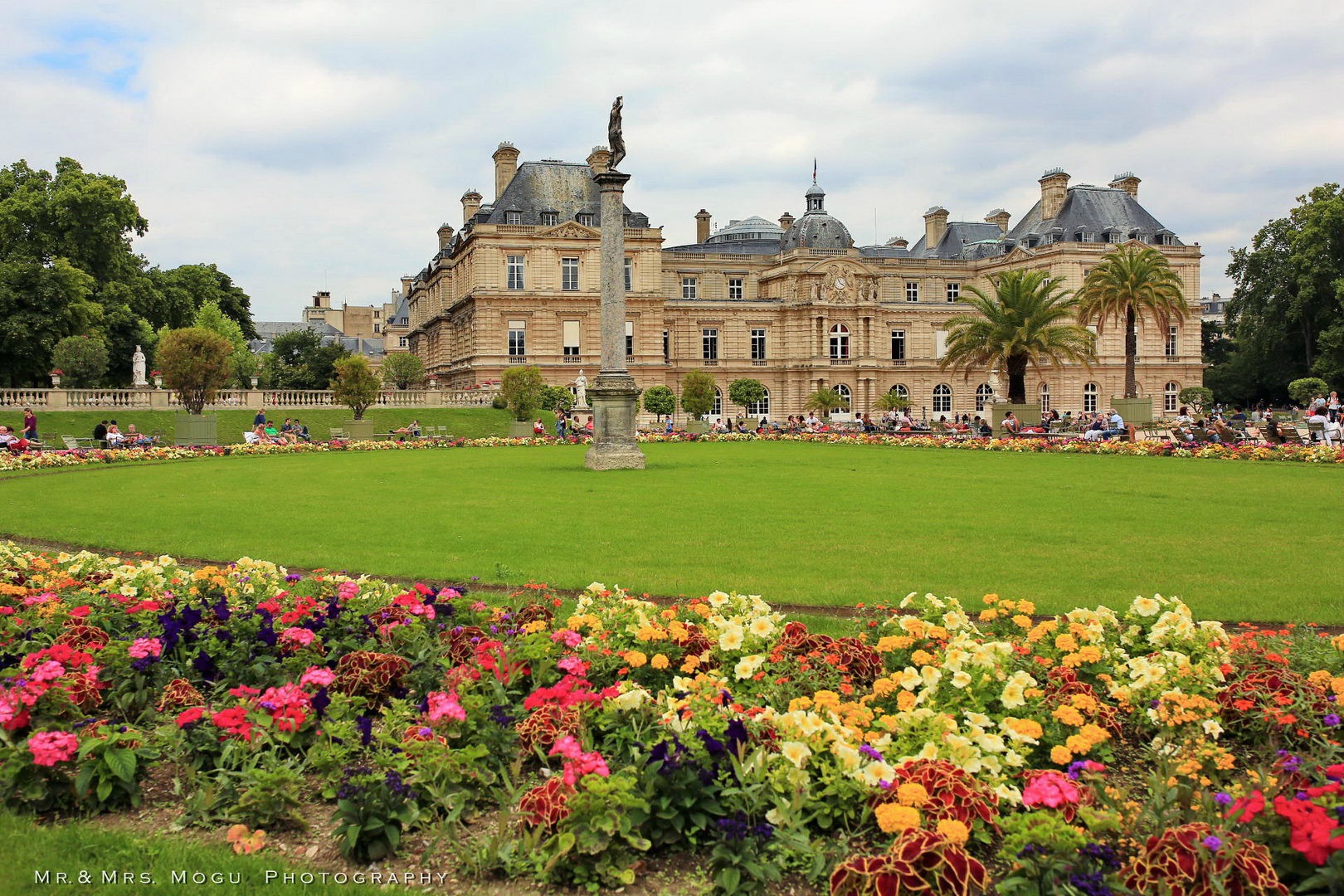 法国 巴黎景点 卢森堡公园jardin du luxembourg 位于拉丁区中央的